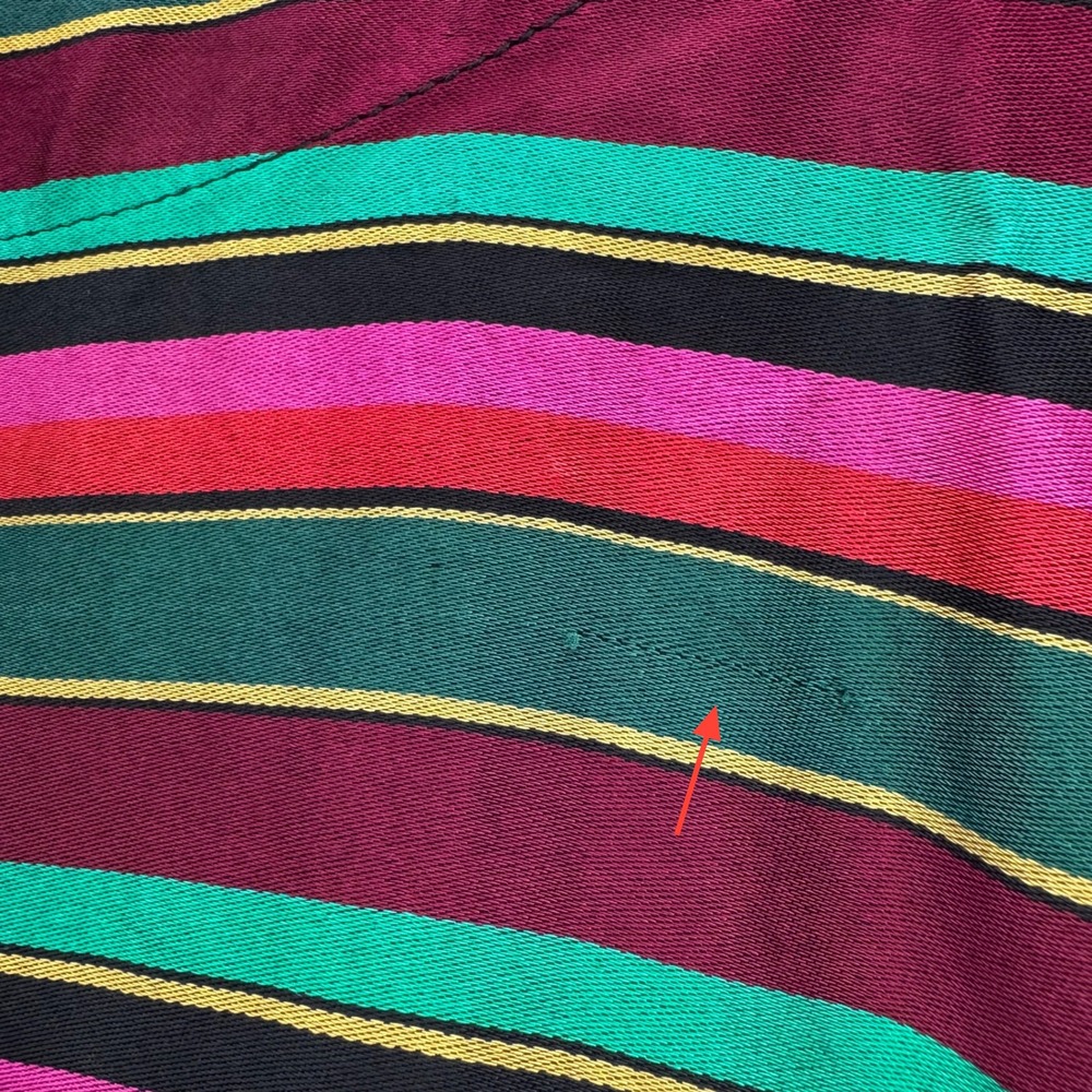 TRINA TURK Women On the Rocks Stripe Boat Neck Top Size S Red Pink Holiday Party - Picture 8 of 12